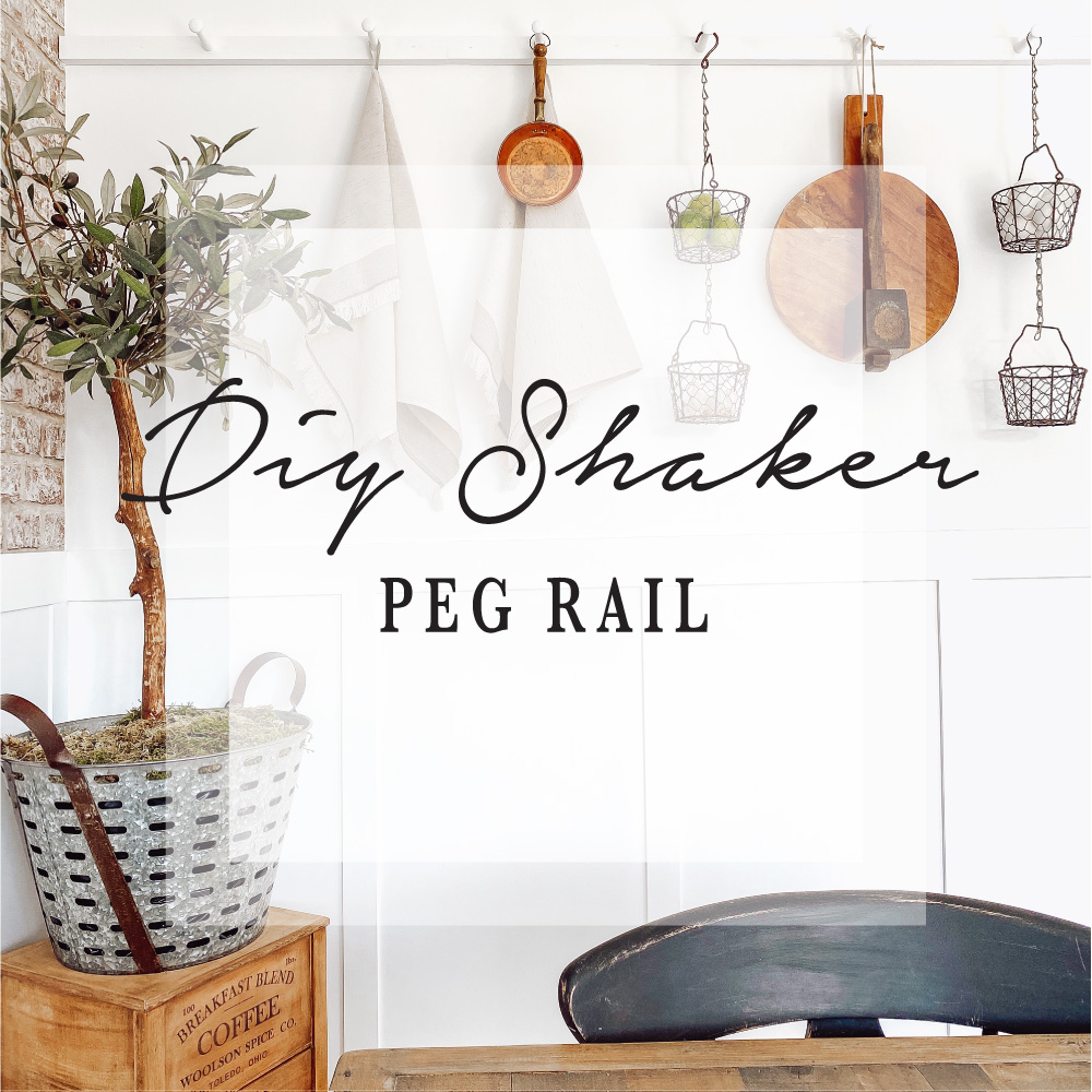 How To Build A DIY Shaker Peg Rail - Our First Homestead