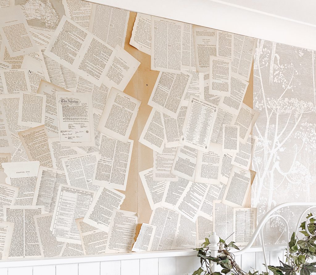 10 Book Page Wall ideas  book pages, wall, home diy