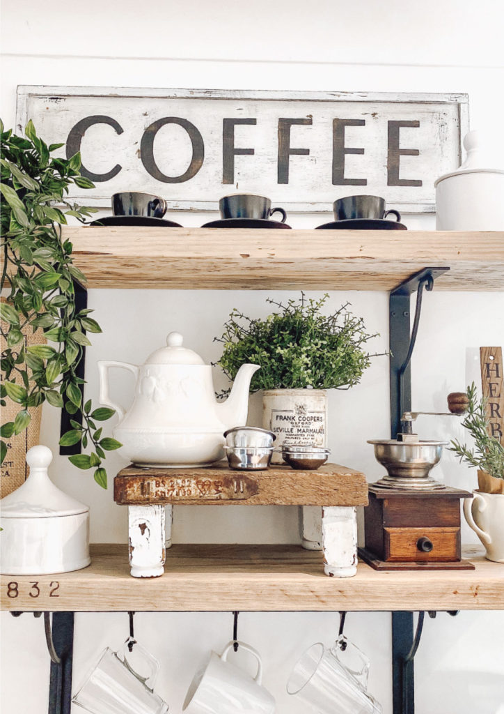 COFFEE BAR IDEAS FOR SPRING, Spring Coffee Bar Decor