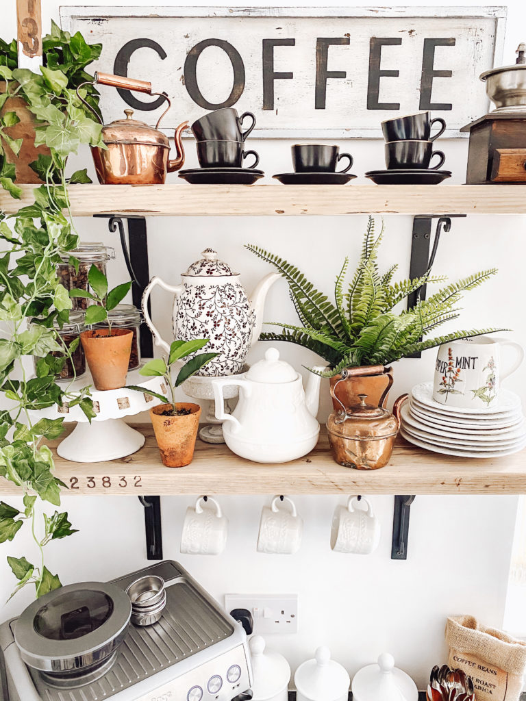 coffee + tea Station - Adoring Kitchen