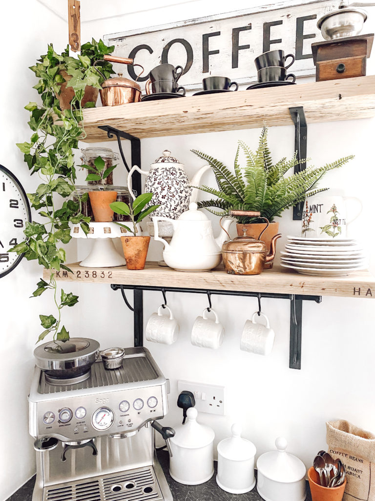 Upgrade Your Kitchen With a Stylish DIY Coffee Bar